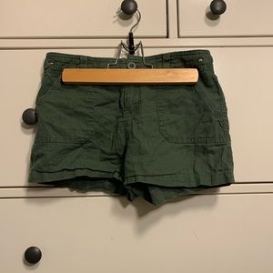 Green Shorts Softer Material